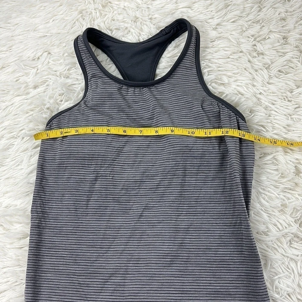 Lululemon Ruche Of Adrenaline Tank Heathered Titanium